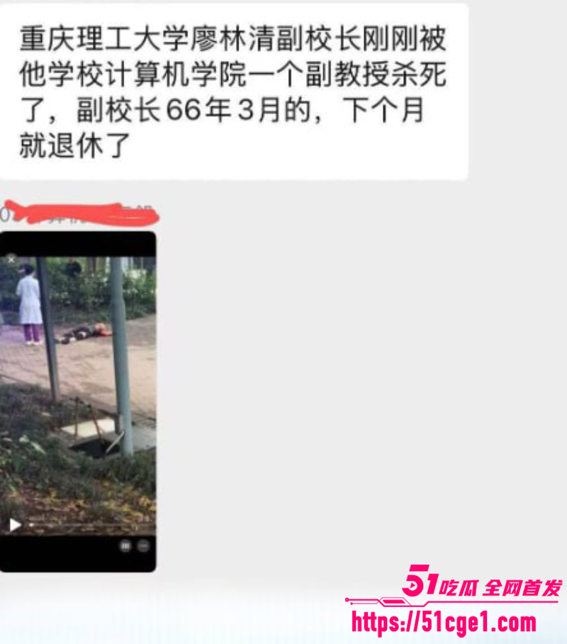 重庆理工大学 副教授持刀杀害副校长 职场十年积怨爆发 声称替天行道！