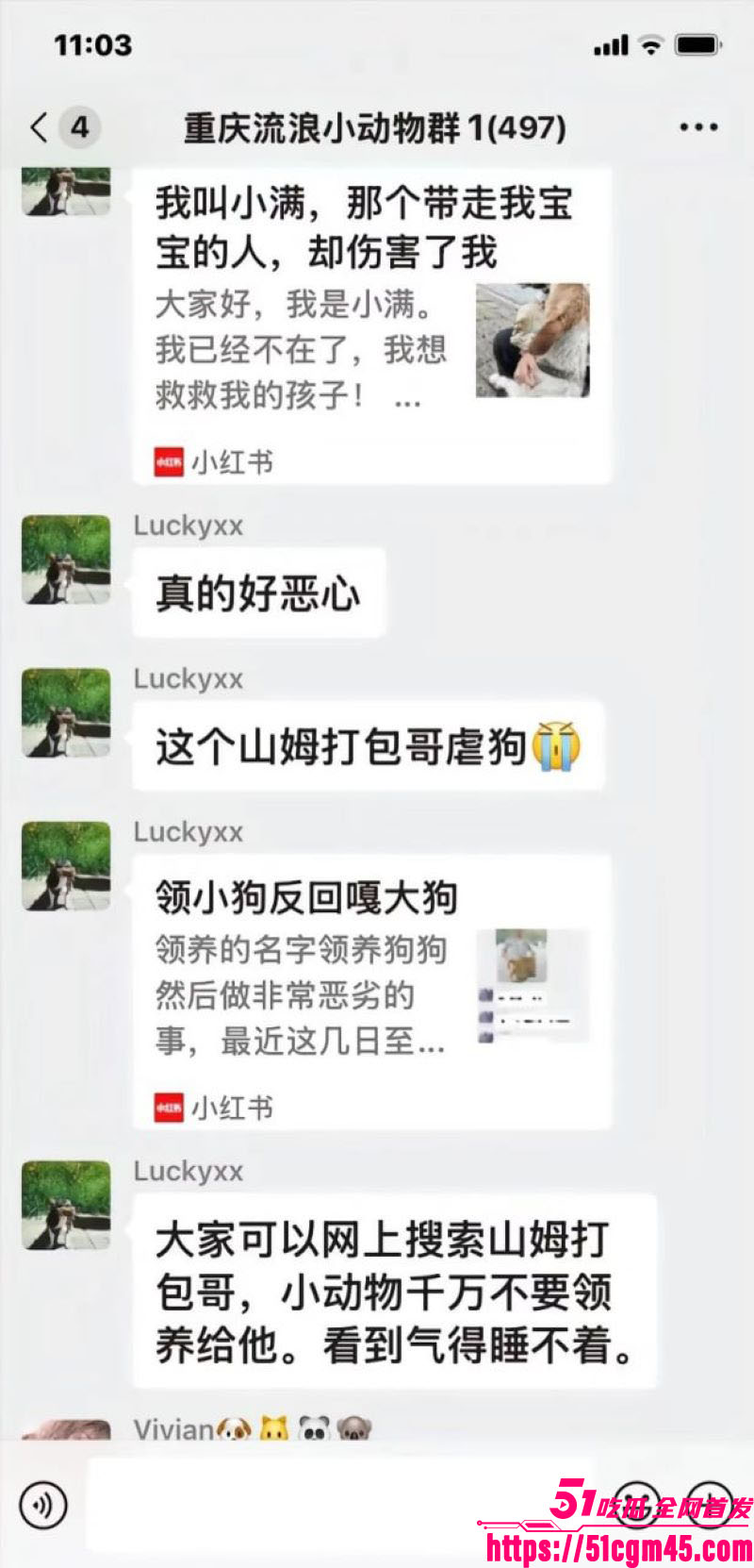 重庆山姆打包哥 李萌 领养小狗残忍虐杀致死 夫妻剪牙断尾骨折抛尸丧心病狂！